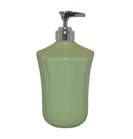 Royale Bath Soap/Lotion Dispenser with Metal Pump Sage
