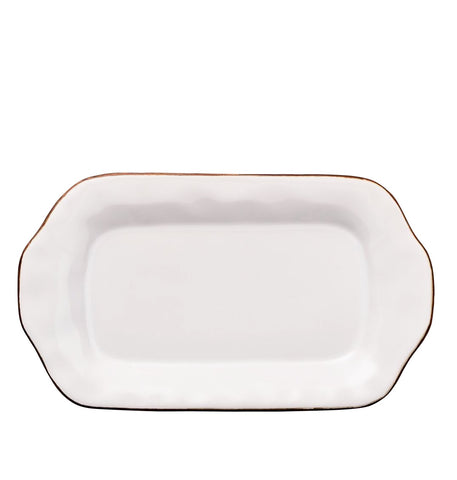 Cantaria Butter/Sauce Server Tray White