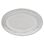 Azores Small Oval Platter Greige Shimmer