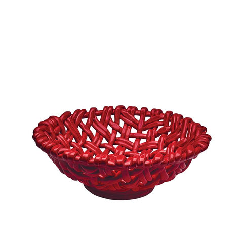 Round Basket Red