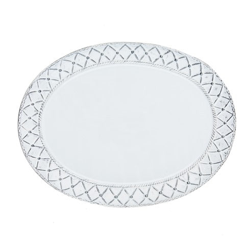 Alegria Silver Large Oval Platter