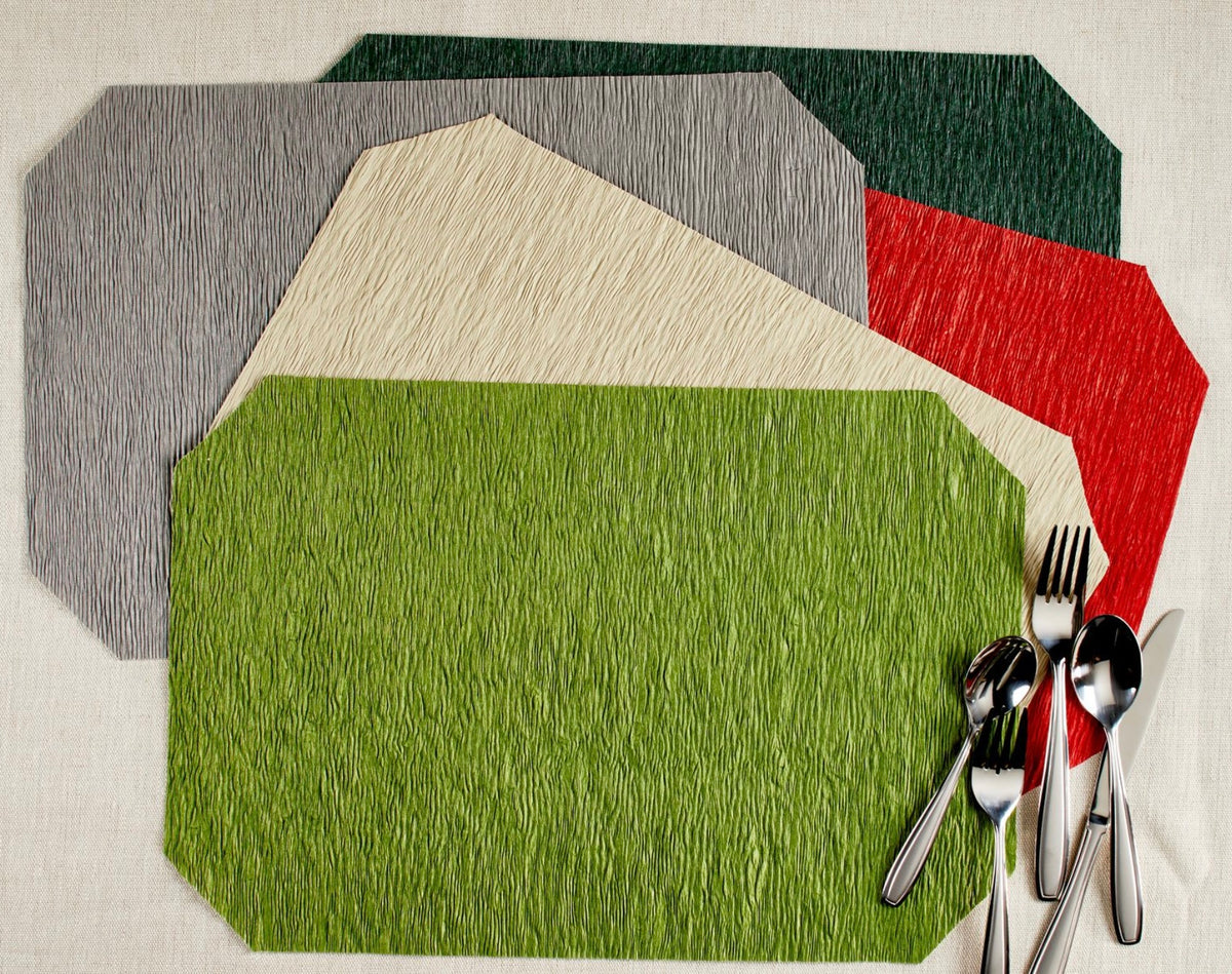 Peasant Mats Bistro Green Skyros Designs