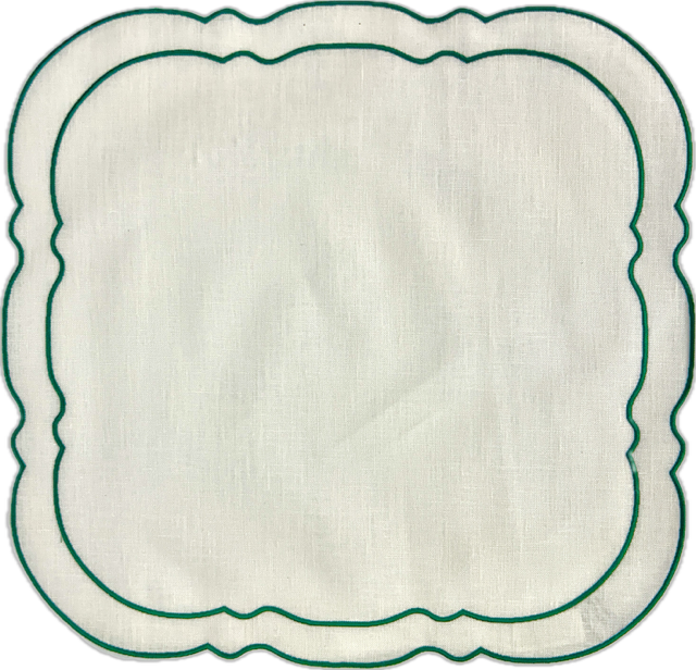 SKYROS DESIGNS Scalloped Square Placemat