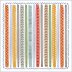 Linho Calypso Stripe Napkin - Set of 2