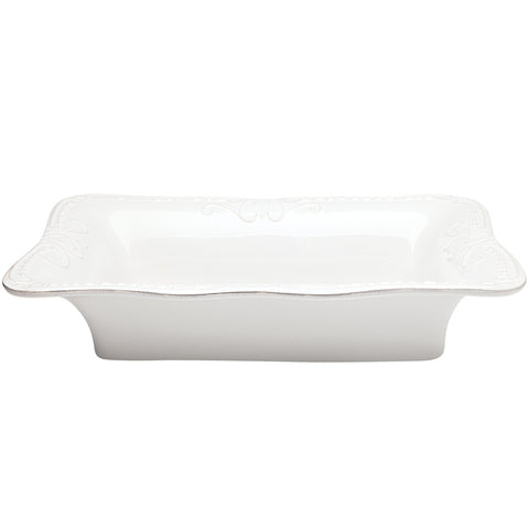 Isabella Large Rectangular Baker Pure White