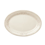 Isabella Small Oval Platter Ivory