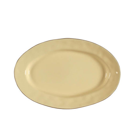 Cantaria Small Oval Platter Yellow