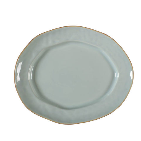 Cantaria Large Oval Platter Sheer Blue
