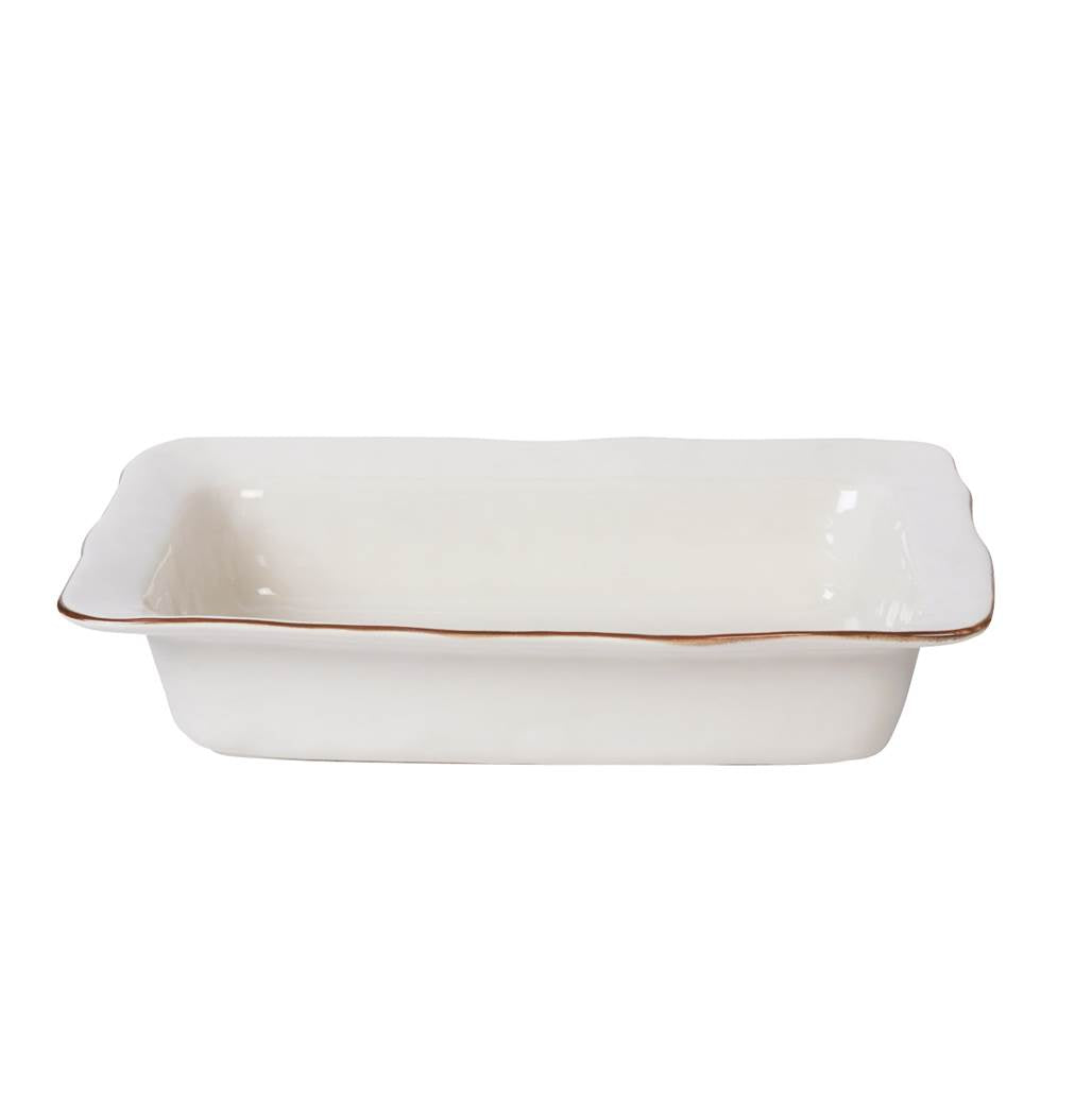 Cantaria Large Rectangular Baker White