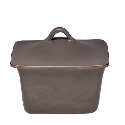 Cantaria Square Covered Casserole Charcoal