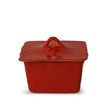Cantaria Square Covered Casserole Poppy Red