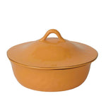 Cantaria Round Covered Casserole Golden Honey