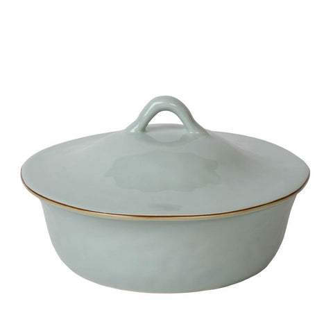 Cantaria Round Covered Casserole Sheer Blue