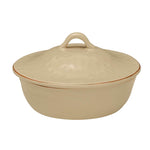 Cantaria Round Covered Casserole Sand