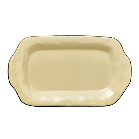 Cantaria Butter/Sauce Server Tray Almost Yellow
