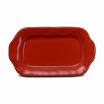 Cantaria Butter/Sauce Server Tray Poppy Red