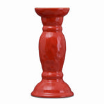 Cantaria Candlestick Poppy Red