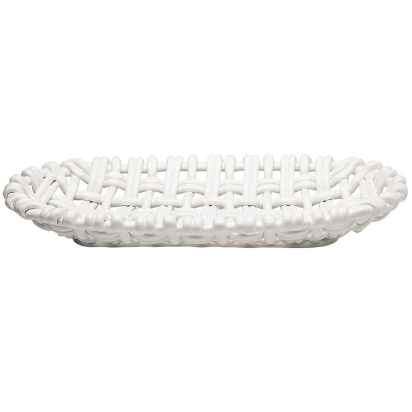 【新品未使用】Riu Oval basket bag white rちゃん Oval Basket White – Skyros Designs