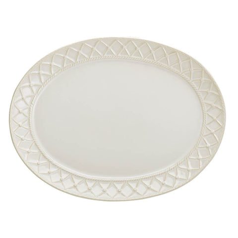 Alegria Large Oval Platter Natural Linen