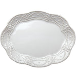 Legado Oval Platter - White - No Engraving